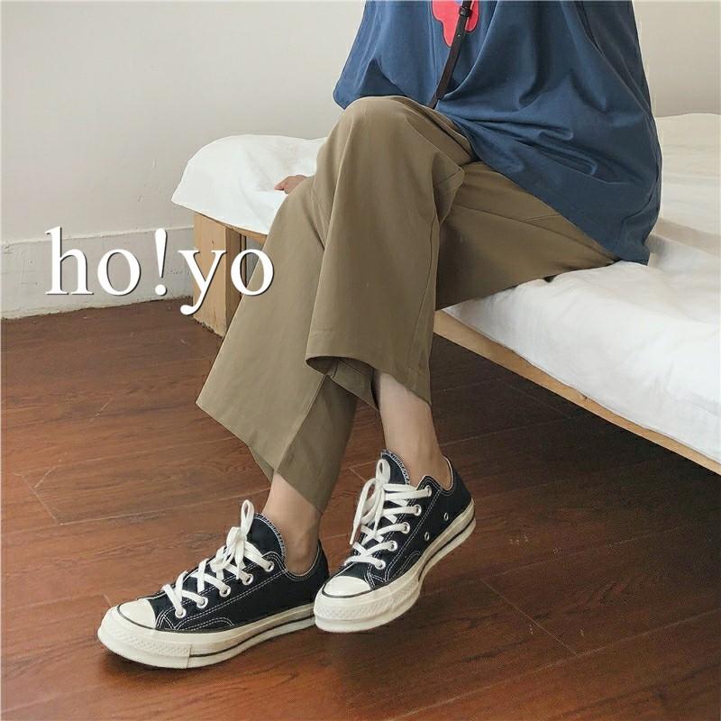 台灣現貨7色 百搭口袋 棉麻 寬褲 女 顯瘦 A字寬褲 九分褲 大尺碼 寬鬆休閒褲 休閒長褲 闊腿褲 長褲 高腰褲 褲子-細節圖6