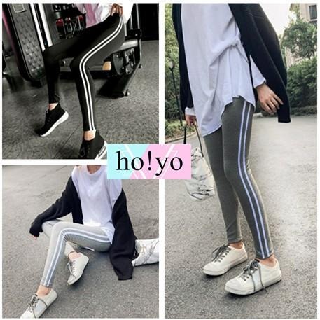 中厚款🇹🇼台灣現貨 雙線 內搭褲 打底褲  顯瘦彈性黑褲 高腰 休閒長褲 保暖褲 長褲 健身運動長褲 休閒褲-細節圖4