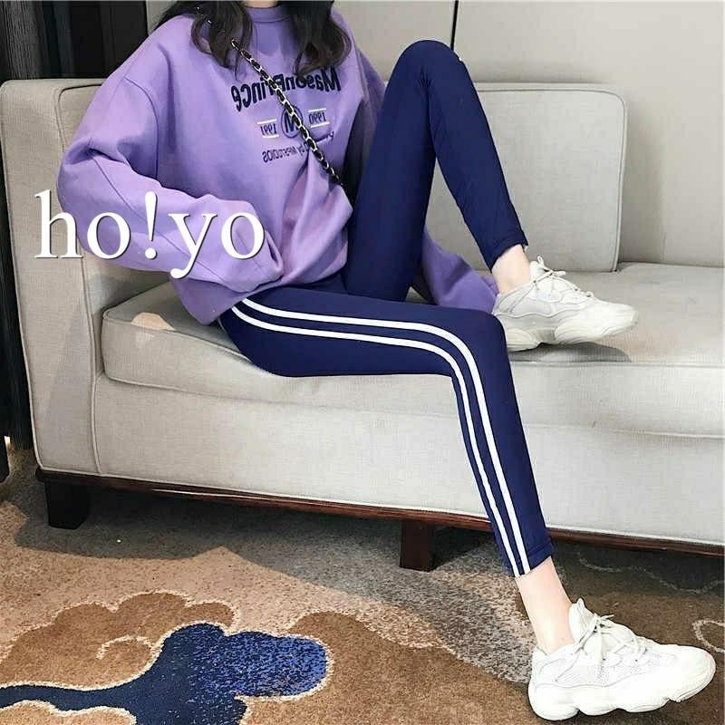 中厚款🇹🇼台灣現貨 雙線 內搭褲 打底褲  顯瘦彈性黑褲 高腰 休閒長褲 保暖褲 長褲 健身運動長褲 休閒褲-細節圖8