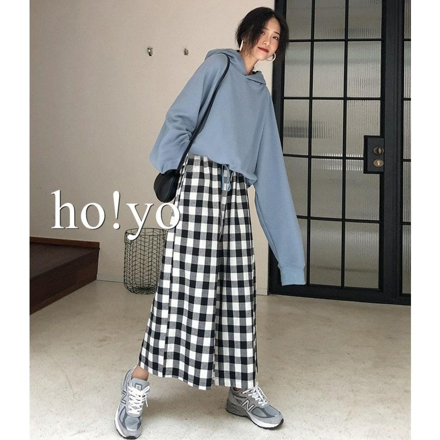 現貨🇹🇼 韓系綁帶 高腰寬褲 百搭 韓妞 闊腿褲 A字寬褲 休閒褲 大尺碼 九分寬褲 顯瘦長褲 女生褲子 女裝工裝褲-細節圖7