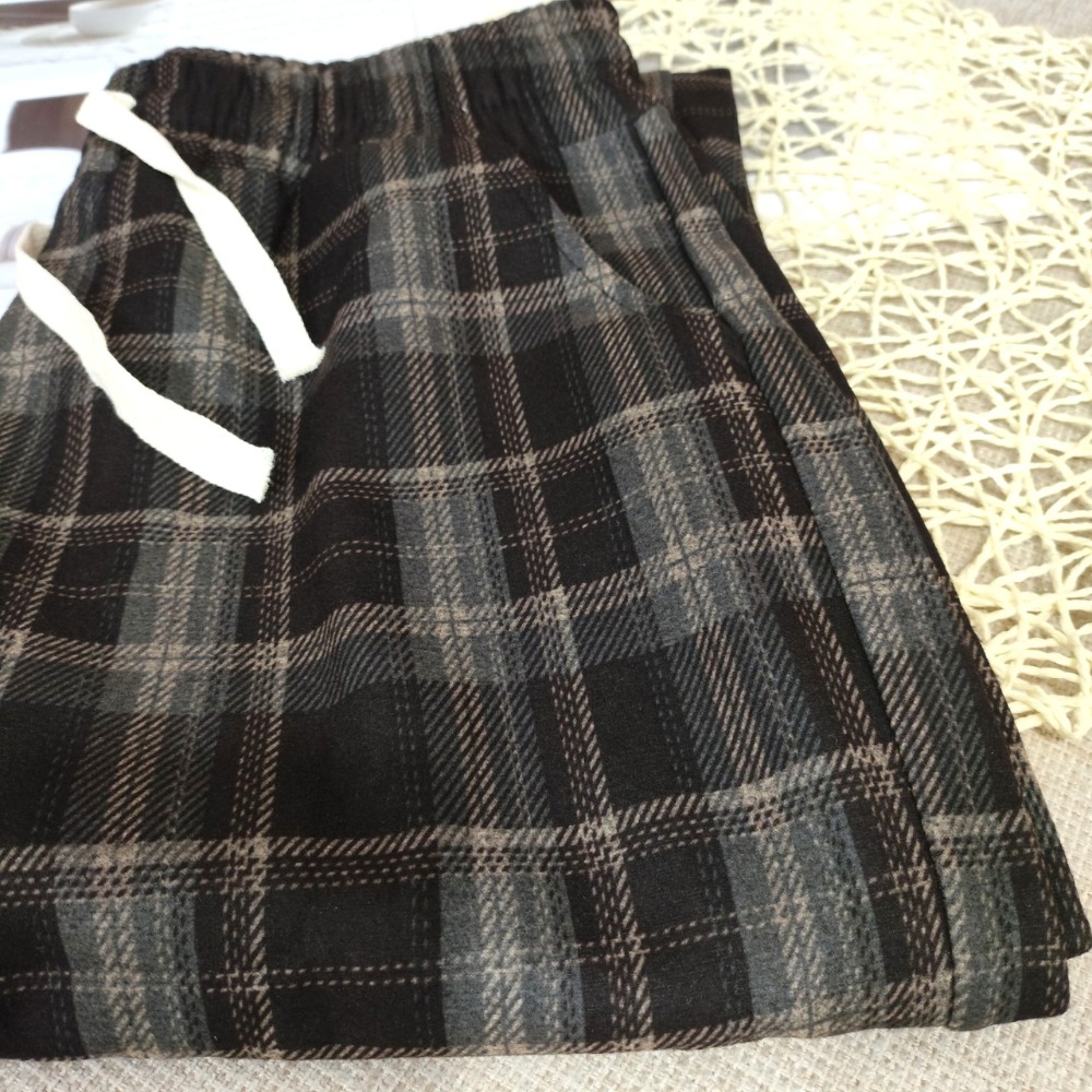 熱銷現貨🇹🇼毛呢面料挺版 顯瘦 格子褲 哈倫褲 格紋褲 老爺褲 女長褲 修身褲 日系 休閒長褲 休閒褲-規格圖9