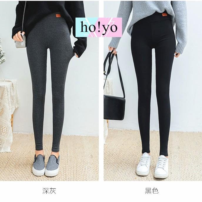 台灣現貨🇹🇼 小貓標籤 中厚款莫代爾 顯瘦高彈力 內搭褲 打底褲 內搭 百搭 顯瘦長褲 休閒褲 棉褲運動褲 休閒長褲黑褲-細節圖2