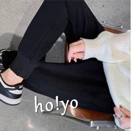 台灣現貨 高腰鬆緊 加厚加絨 休閒褲 保暖褲 束口褲 運動褲 刷毛褲 休閒長褲 暖暖褲 加絨長褲 冬天褲子 工作褲-細節圖6