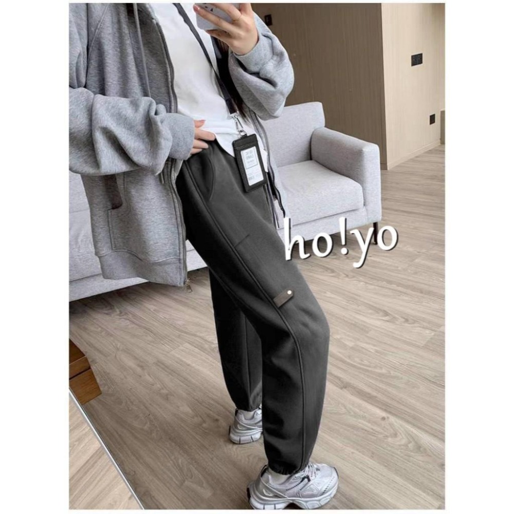 7色任選現貨 保暖刷毛束口褲 刷毛褲 保暖褲加絨長褲 保暖長褲休閒長褲  縮口褲 運動褲 保暖 刷毛長褲 冬天長褲 抗寒-細節圖6