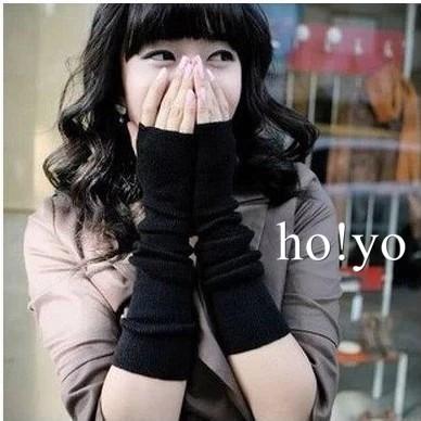 時尚保暖 秋冬必備  針織袖套 露指袖套 防曬袖套 手套 抗寒 騎車必備  半指手套 露指袖套 戶外 休閒運動 開車-細節圖2