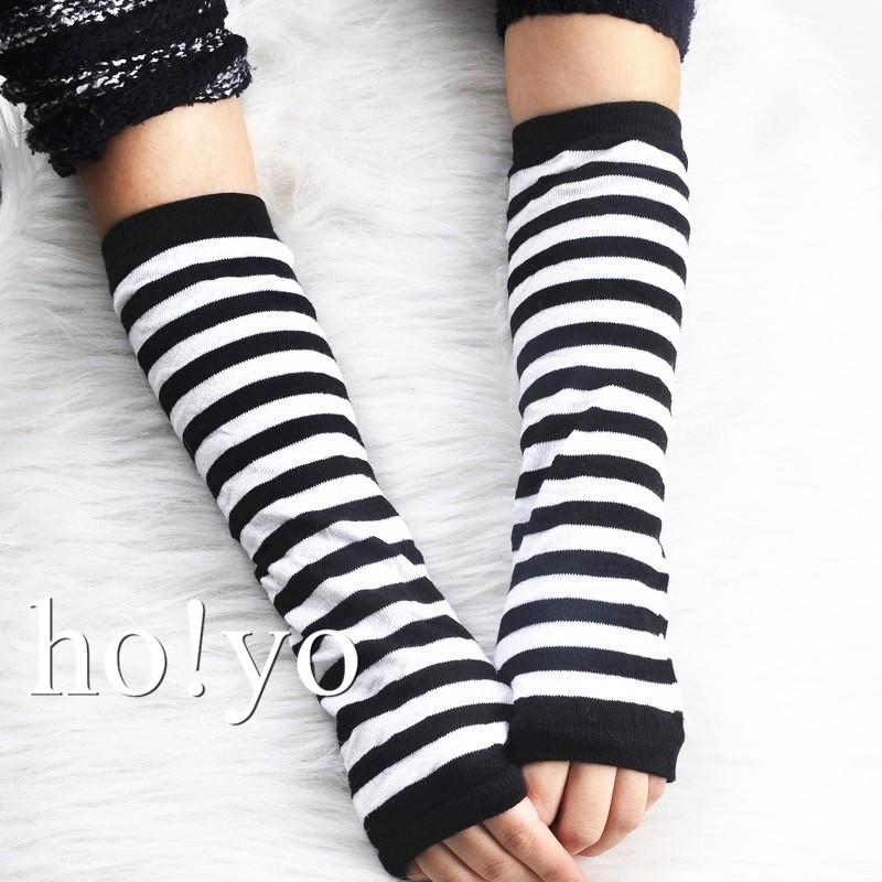 時尚保暖 秋冬必備  針織袖套 露指袖套 防曬袖套 手套 抗寒 騎車必備  半指手套 露指袖套 戶外 休閒運動 開車-細節圖3