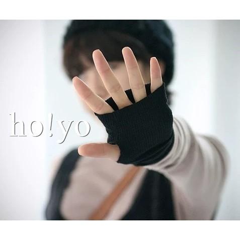 時尚保暖 秋冬必備  針織袖套 露指袖套 防曬袖套 手套 抗寒 騎車必備  半指手套 露指袖套 戶外 休閒運動 開車-細節圖5