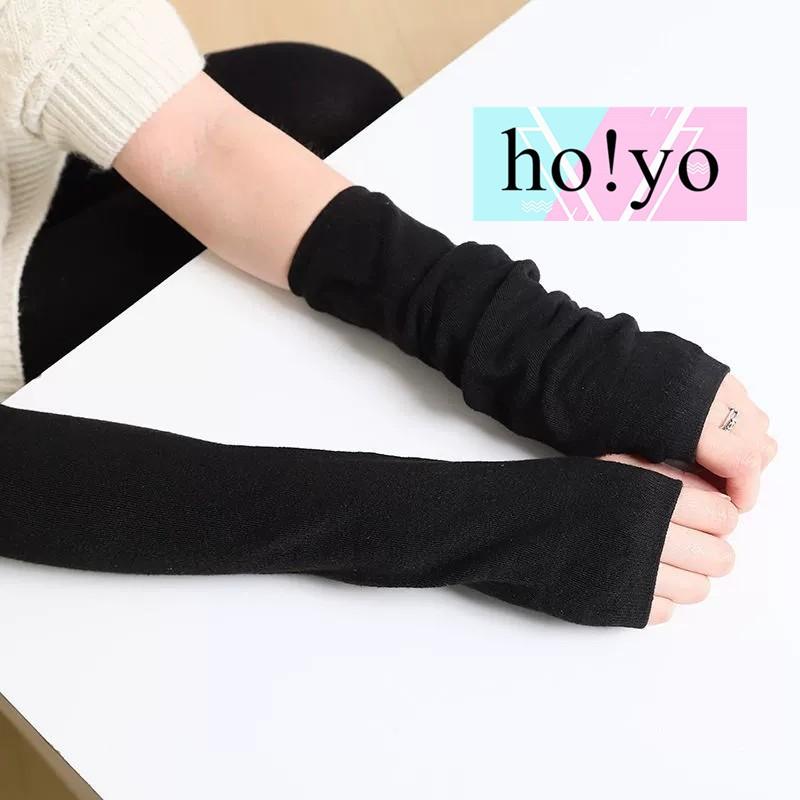 時尚保暖 秋冬必備  針織袖套 露指袖套 防曬袖套 手套 抗寒 騎車必備  半指手套 露指袖套 戶外 休閒運動 開車-細節圖7