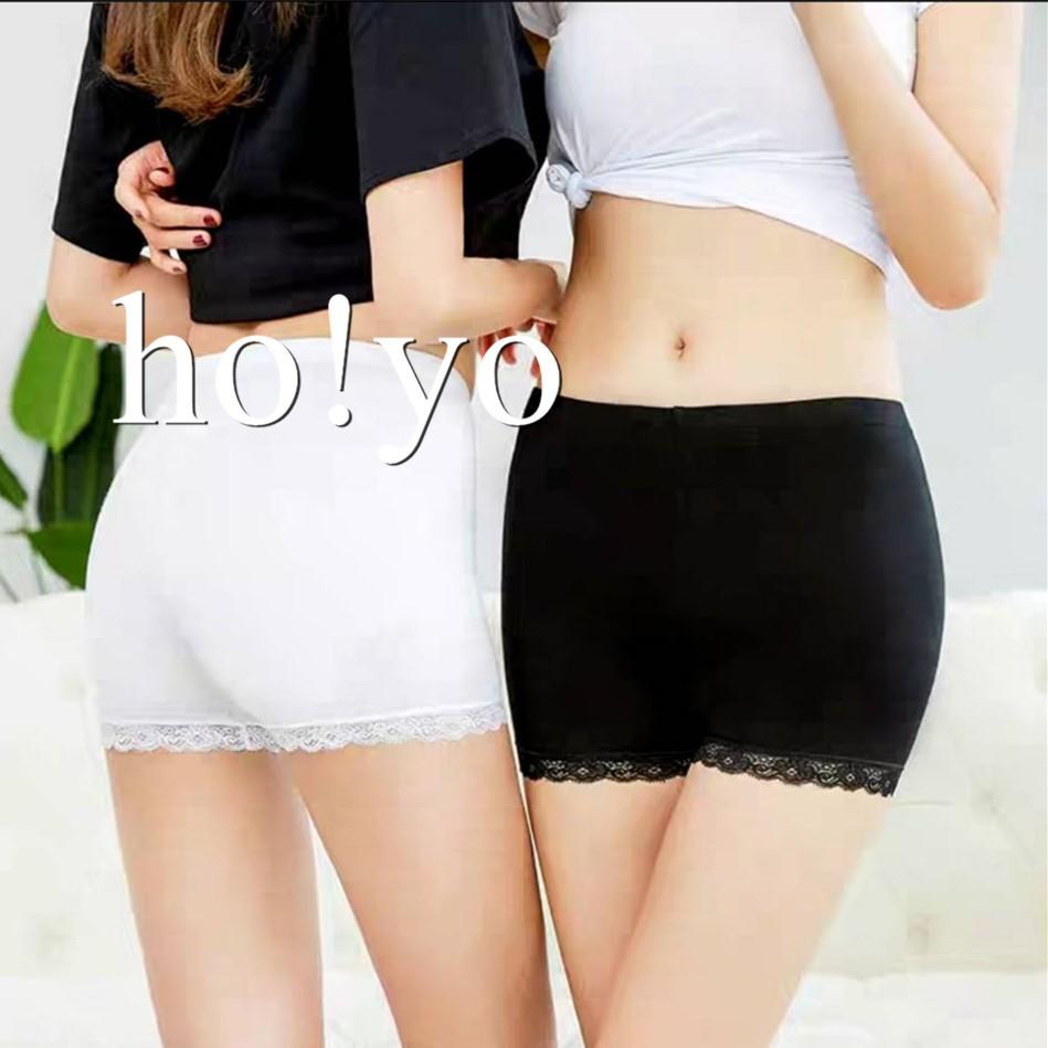 台灣現貨 無痕內褲 冰絲 莫代爾 安全褲  內褲女生 冰絲內褲 涼感內褲 內搭褲 內褲 打底褲 平口褲 居家短褲-細節圖5