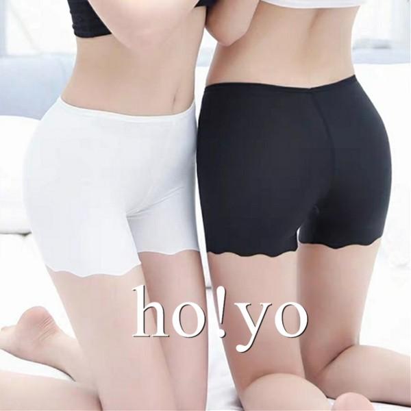台灣現貨 無痕內褲 冰絲 莫代爾 安全褲  內褲女生 冰絲內褲 涼感內褲 內搭褲 內褲 打底褲 平口褲 居家短褲-細節圖7