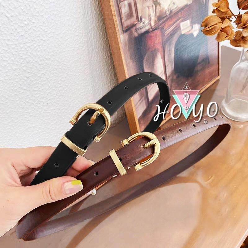 韓版🇹🇼馬蹄釦 復古金屬釦 啞光復古小皮帶～簡約細腰帶 皮帶 女皮帶 女生皮帶 細皮帶 韓系 腰帶 皮帶 韓國飾品-細節圖2