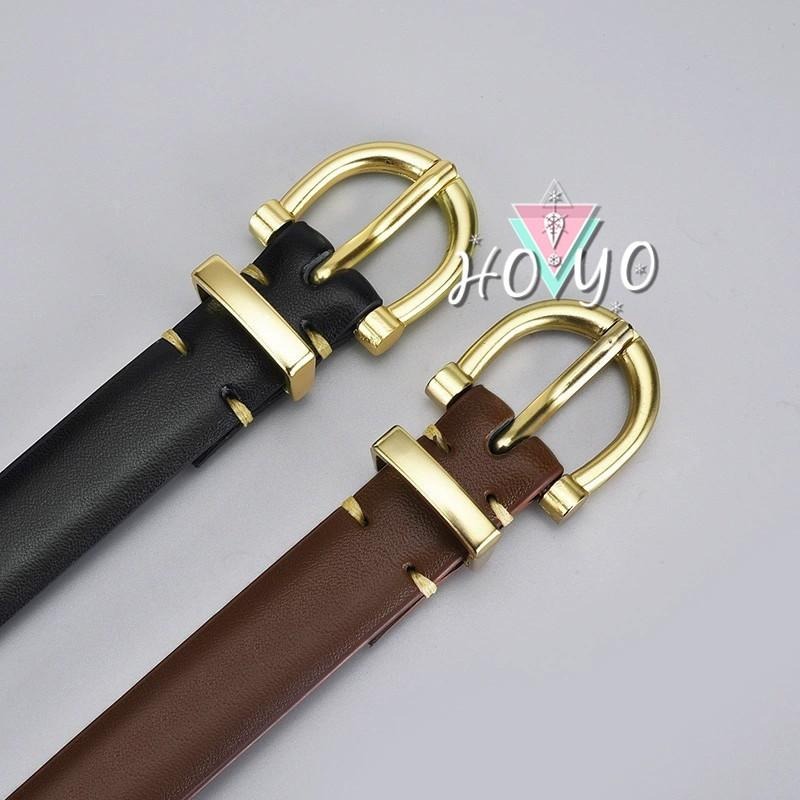 韓版🇹🇼馬蹄釦 復古金屬釦 啞光復古小皮帶～簡約細腰帶 皮帶 女皮帶 女生皮帶 細皮帶 韓系 腰帶 皮帶 韓國飾品-細節圖7