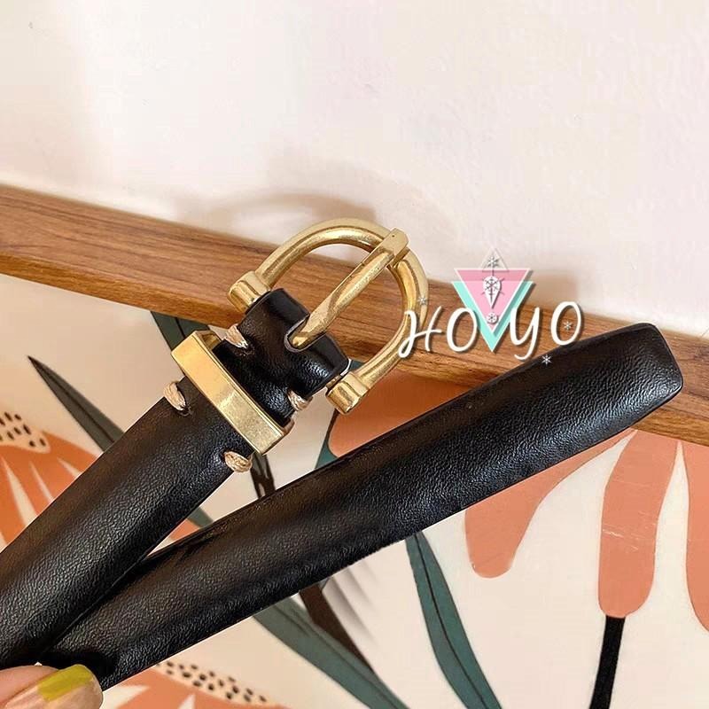 韓版🇹🇼馬蹄釦 復古金屬釦 啞光復古小皮帶～簡約細腰帶 皮帶 女皮帶 女生皮帶 細皮帶 韓系 腰帶 皮帶 韓國飾品-細節圖8