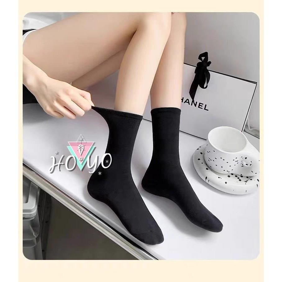 兩穿台灣現貨日系襪子 襪子女 中筒襪 堆堆襪 襪子 韓國襪子 女襪中長襪 襪子韓國女生 棉襪 學生襪 日系穿搭 素色襪子-細節圖5