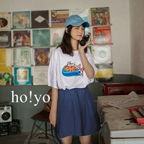 台灣現貨🇹🇼 高腰短褲 A字短褲 短褲女 褲裙 女生短褲 學院風 寬褲 闊腿褲 居家短褲 五分褲 牛仔短褲 休閒短褲-細節圖2