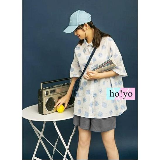 台灣現貨🇹🇼 高腰短褲 A字短褲 短褲女 褲裙 女生短褲 學院風 寬褲 闊腿褲 居家短褲 五分褲 牛仔短褲 休閒短褲-細節圖5