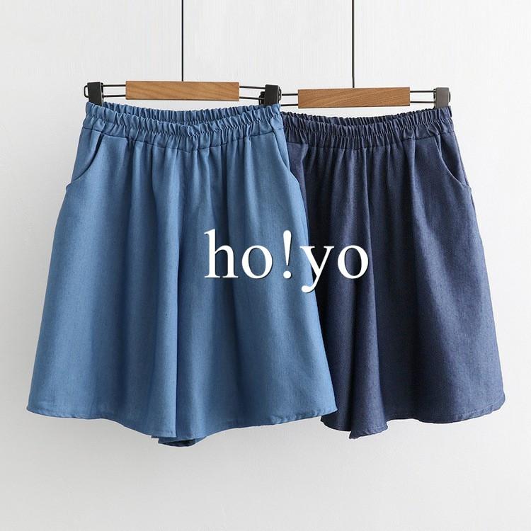 台灣現貨🇹🇼 高腰短褲 A字短褲 短褲女 褲裙 女生短褲 學院風 寬褲 闊腿褲 居家短褲 五分褲 牛仔短褲 休閒短褲-細節圖9