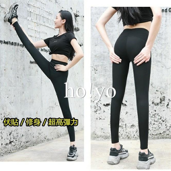 超顯瘦 速乾 瑜珈褲 運動褲女 收腹褲 瑜伽褲 爆汗褲 科技銀塗層 塑腹褲 休閒褲 健身 內搭褲 韻律褲 褲子長褲 塑褲-細節圖4