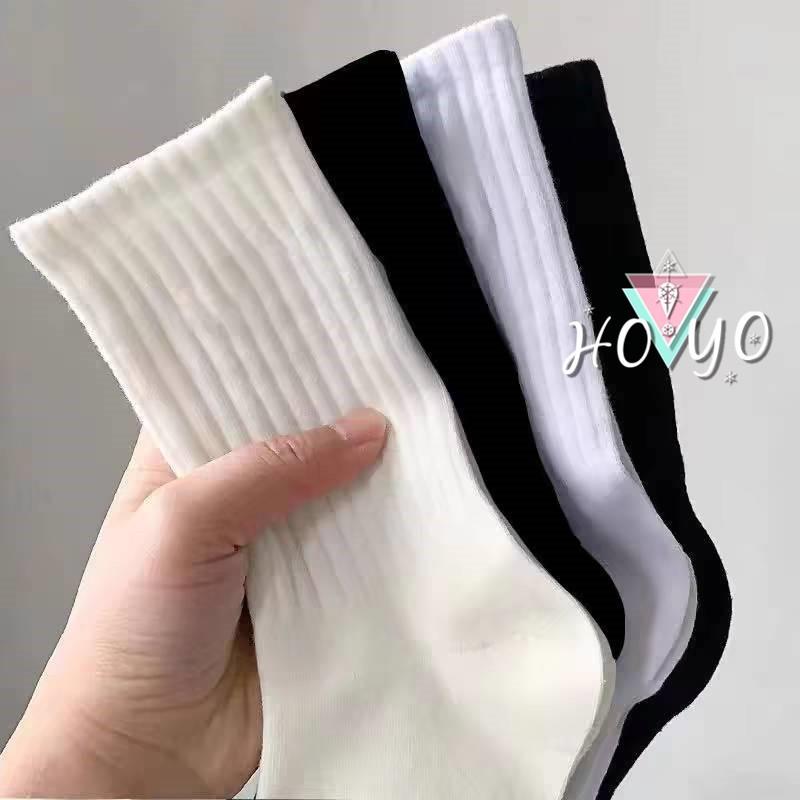 贈環保束口袋/4雙一袋/男女可穿 純色 運動襪 中筒襪 短襪 襪子 白色襪子女襪 船型襪 長襪 白襪 黑襪 堆堆襪-細節圖2