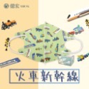￼ ￼【億宏】兒童3D立體口罩 醫用口罩 兒童口罩 台灣製造 單片包裝 兒童細耳  (適合3-11歲兒童)-規格圖1