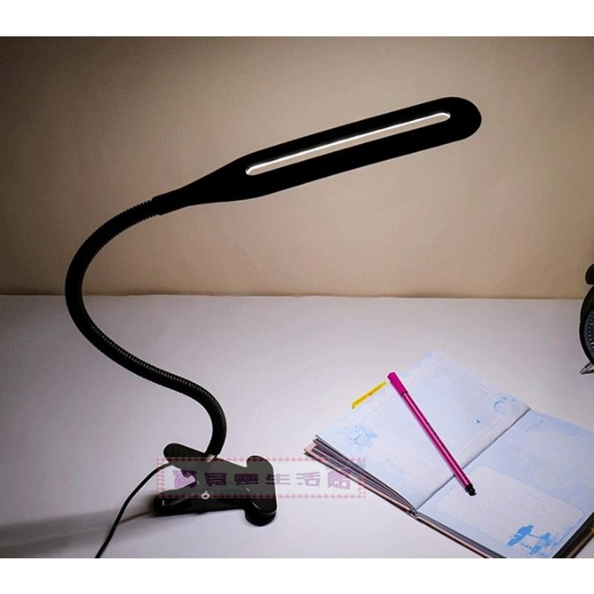 ❀ 寶貝樂生活館 ❀【檯燈】360度 可彎曲 工作燈 ➢ 夾燈 ➢ 閱讀燈 (USB)-細節圖2