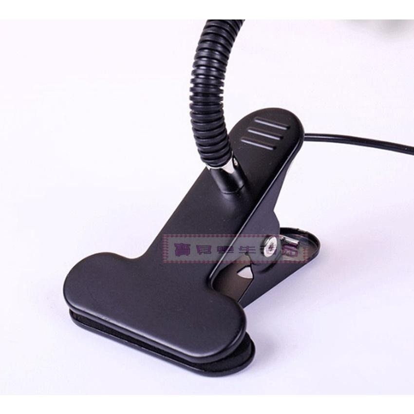 ❀ 寶貝樂生活館 ❀【檯燈】360度 可彎曲 工作燈 ➢ 夾燈 ➢ 閱讀燈 (USB)-細節圖4