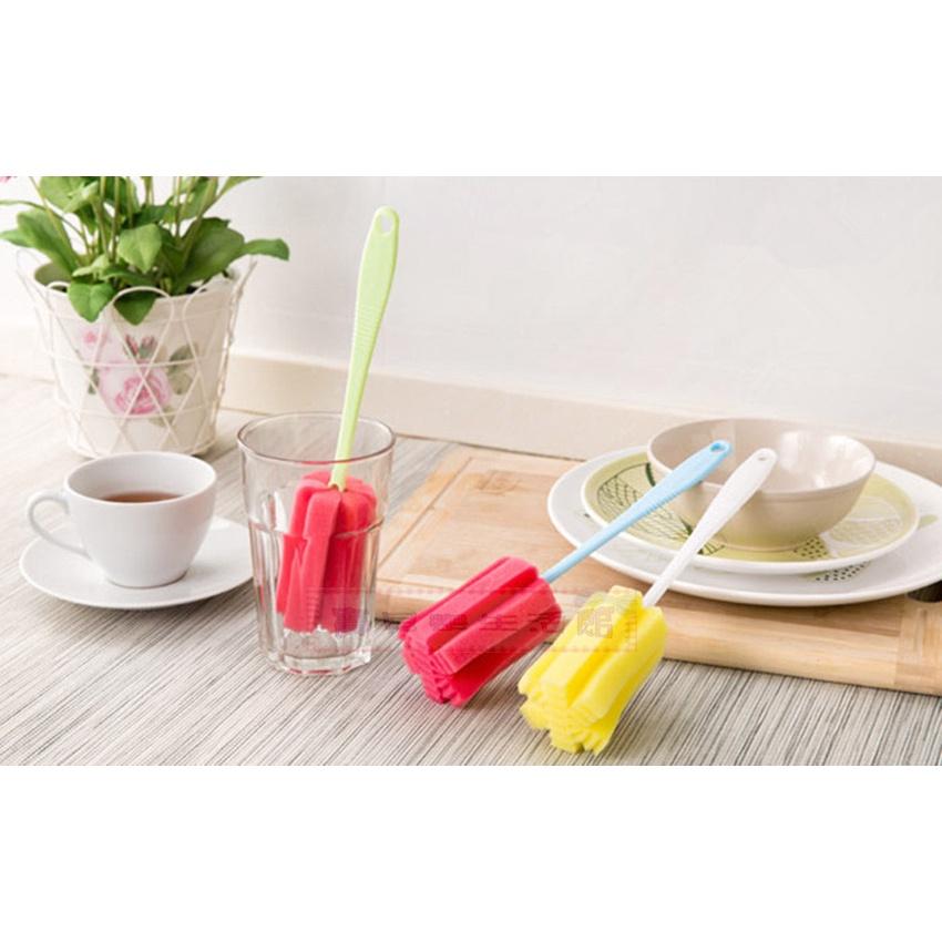 ❀ 寶貝樂生活館 ❀ 多用途 海綿 杯刷 ➤ 奶瓶刷 ➤ 保溫杯刷-細節圖3