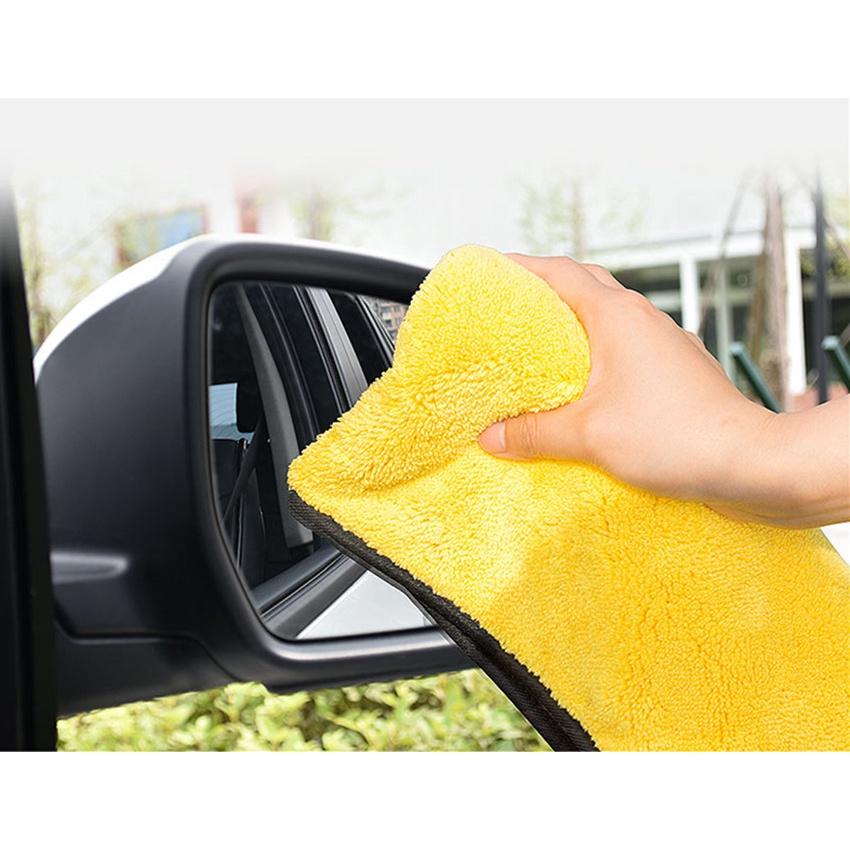 ❀ 寶貝樂生活館 ❀〖珊瑚絨〗柔軟 / 加厚 擦車毛巾 ➤ 雙面洗車清潔巾 ➤ 抹布 吸水強-細節圖3