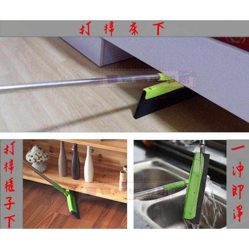 ❀ 寶貝樂生活館 ❀〖不鏽鋼〗伸縮海綿掃把 ➤掃地 ➤刮水 ➤清潔玻璃 一把搞定-細節圖2