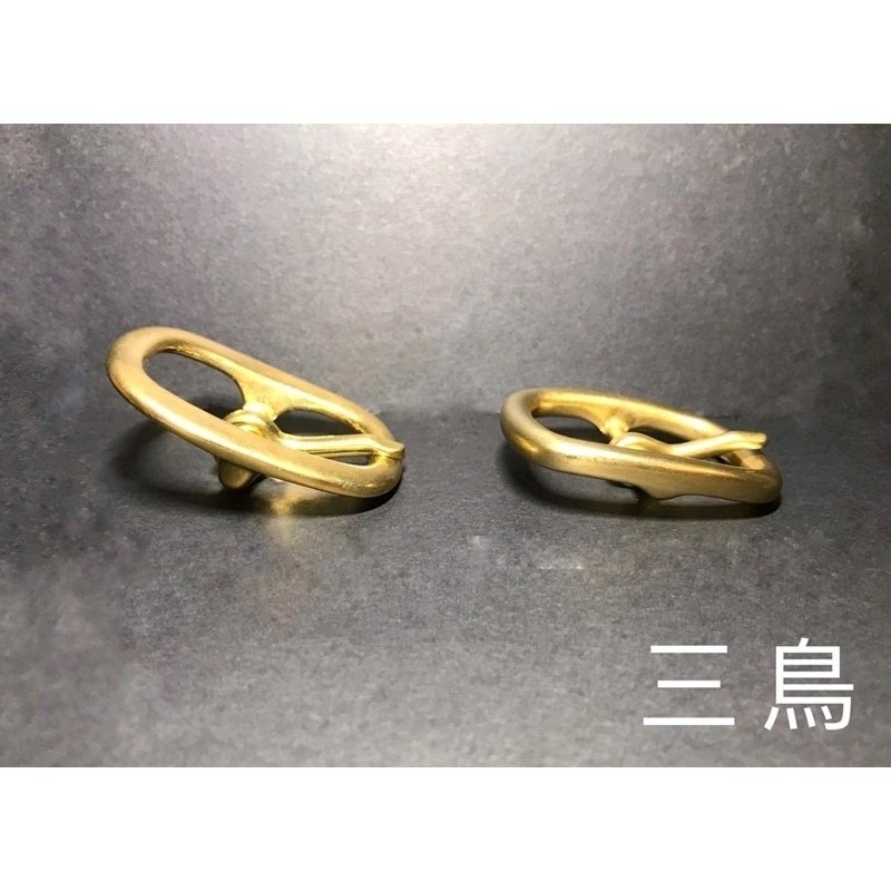 (2.8cm,3.0cm)黃銅 復古 簡約 橢圓皮帶扣頭 皮革 休閒腰帶 五金配件-細節圖2