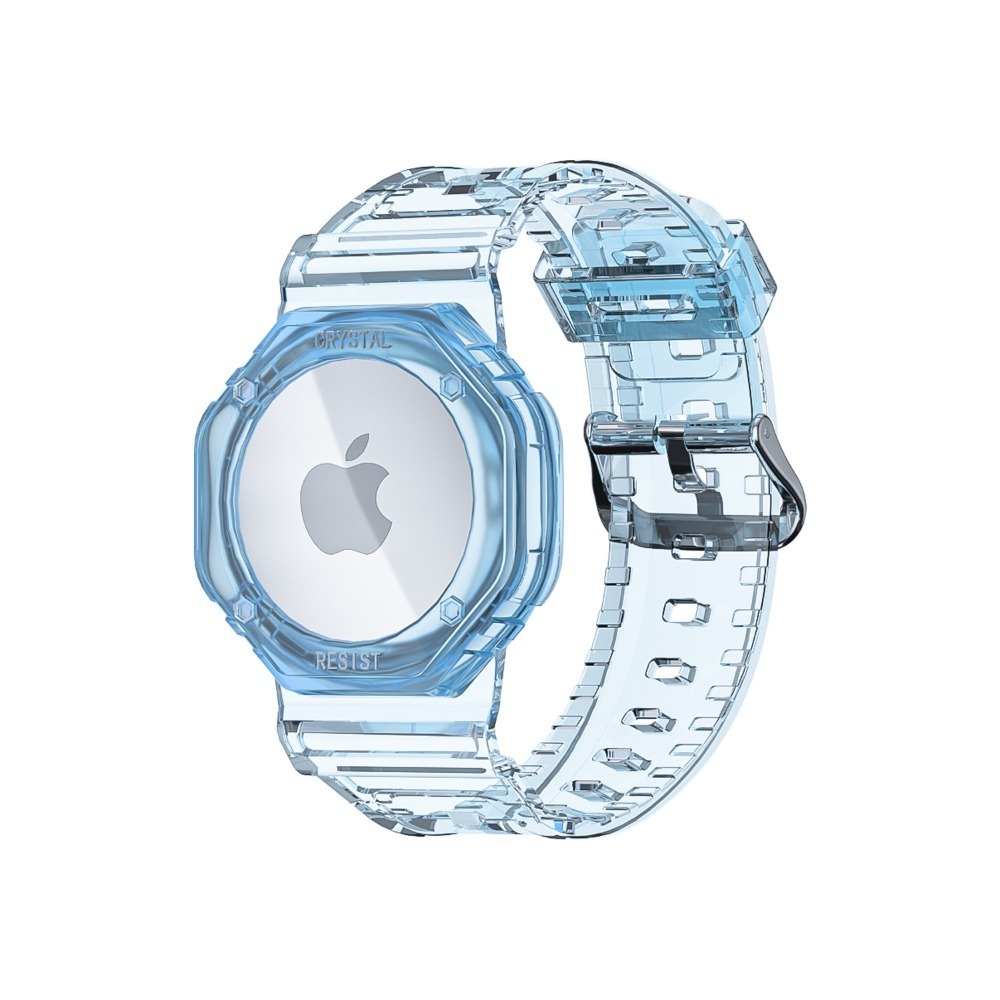 AirTag Apple 兒童透明錶帶 快速出貨 軟性錶帶 守護兒童好幫手-細節圖2