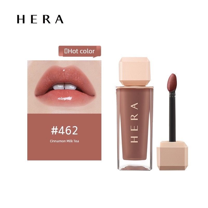 中樣 HERA赫拉 Jennie同款斷貨色【新版鏡面唇釉(#462肉桂奶茶)】-細節圖2