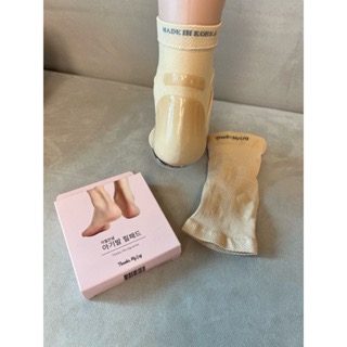 韓國Thanks Myleg 韓國製  嬰兒肌去角質保濕足跟繃帶(2入/盒)-可反覆使用-細節圖3