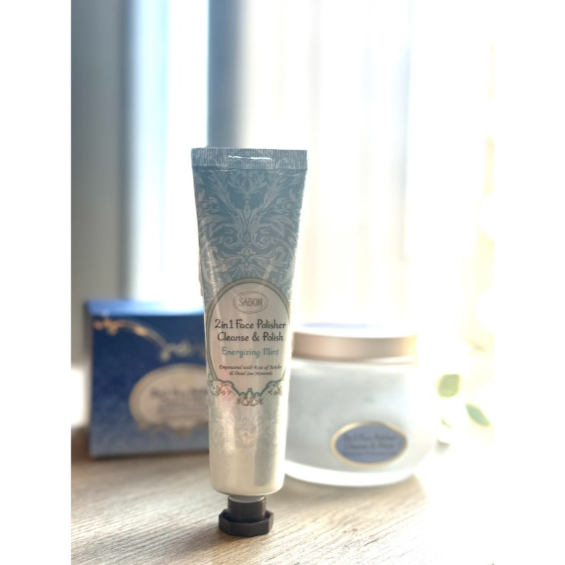 SABON 二合一臉部純淨磨砂膏60ml (薄荷)-盒裝-細節圖2