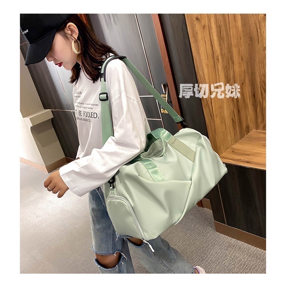 旅行包 旅行袋 行李包 行李袋 運動健身包 游泳包 瑜伽包 大容量手提包 多功能收納包 獨立鞋位 乾溼分離 女款 防水-細節圖3