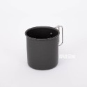 戶外野營杯 超輕鋁合金 露營野餐咖啡杯 野餐杯 咖啡杯 折疊手把  質感素色水杯 300ml容量-規格圖10