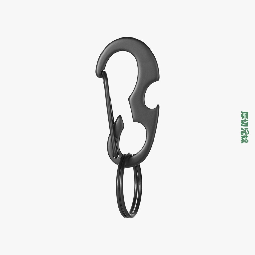 D型扣 扣環 開瓶器 鑰匙圈 登山扣 掛鉤 背包扣 水壺扣 鑰匙扣 露營D型扣 多功能D型扣 不鏽鋼扣環 不鏽鋼D型扣-細節圖10