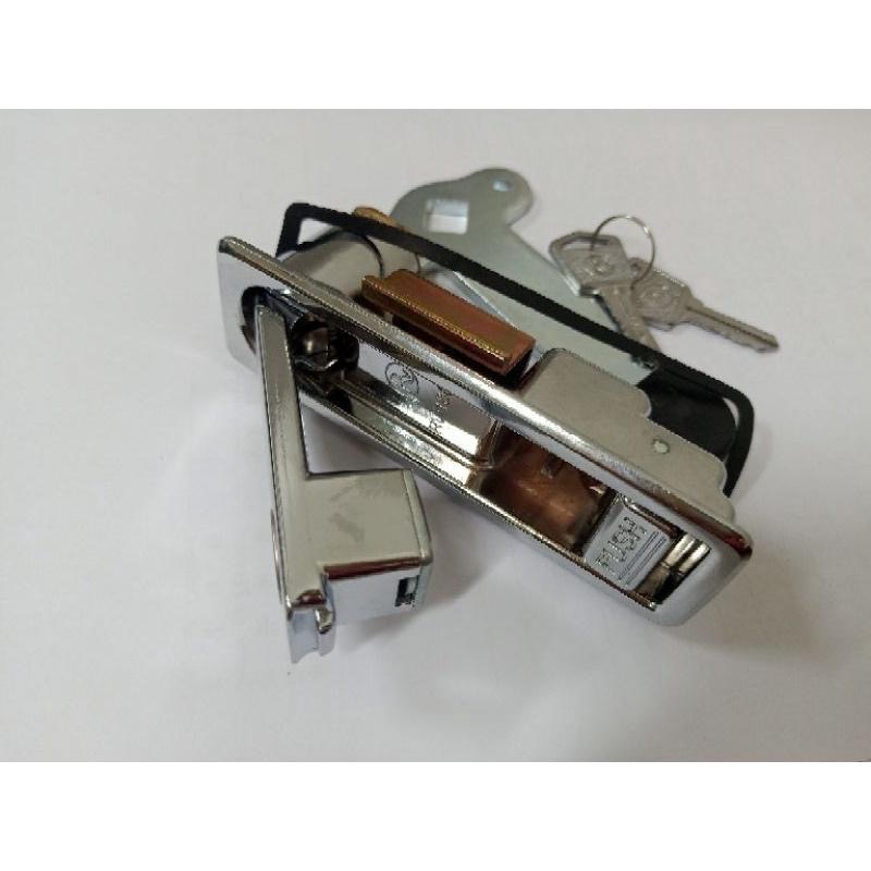 五金附發票 壓扣附鎖RV180-4電氣箱開關附鐵片 附鎖 壓扣式把手 平面鎖 電氣箱鎖 配電箱鎖 開關箱鎖RV185-4-細節圖3