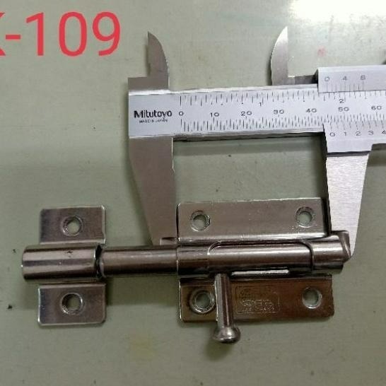隨貨附發票 不鏽鋼門栓OK-105 OK-109 門閂附螺絲 門串-細節圖4