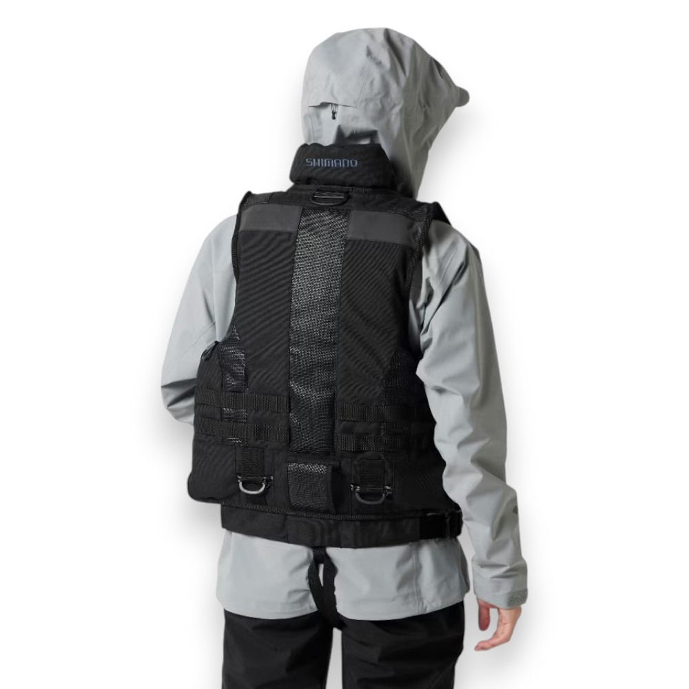 中壢紅海釣具【SHIMANO】 VF-229X 礁岩硬派浮力背心 磯釣救生衣-細節圖3