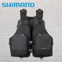 鴻海釣具企業社《SHIMANO》22 VF-046V黑色/灰色 速拆組合釣魚救生衣-規格圖9