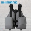 鴻海釣具企業社《SHIMANO》22 VF-046V黑色/灰色 速拆組合釣魚救生衣-規格圖9