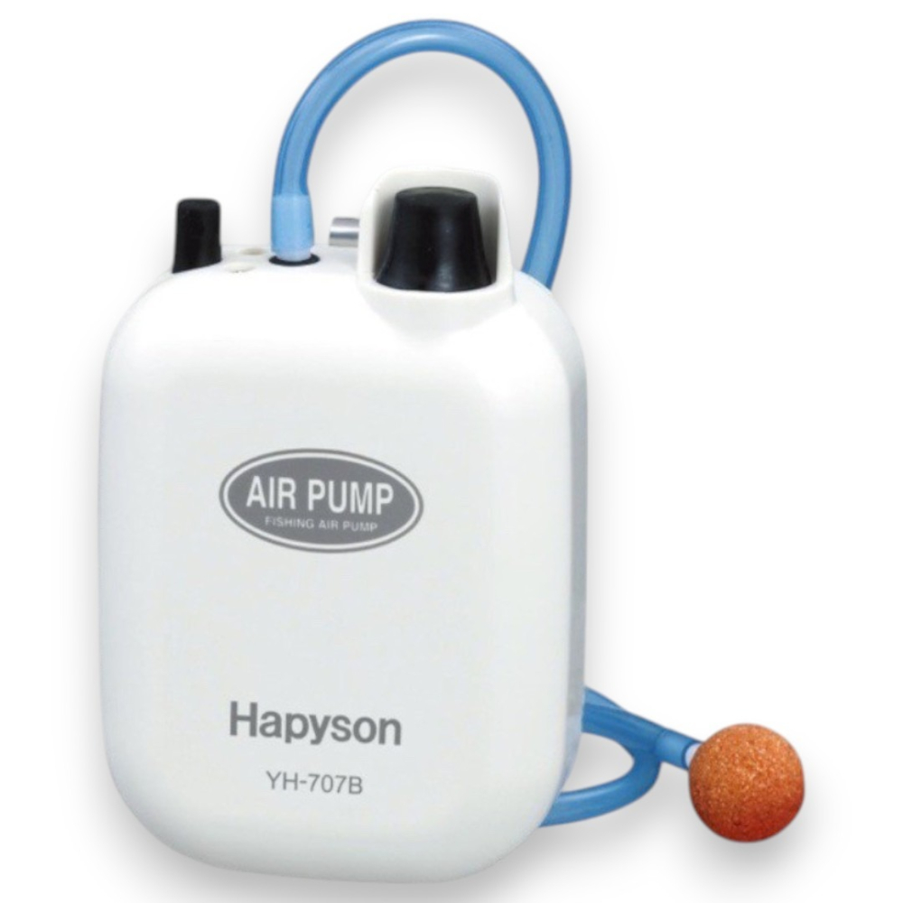 中壢紅海釣具【Hapyson】YH-707B 乾電池式打氣機 打氣幫浦-細節圖3