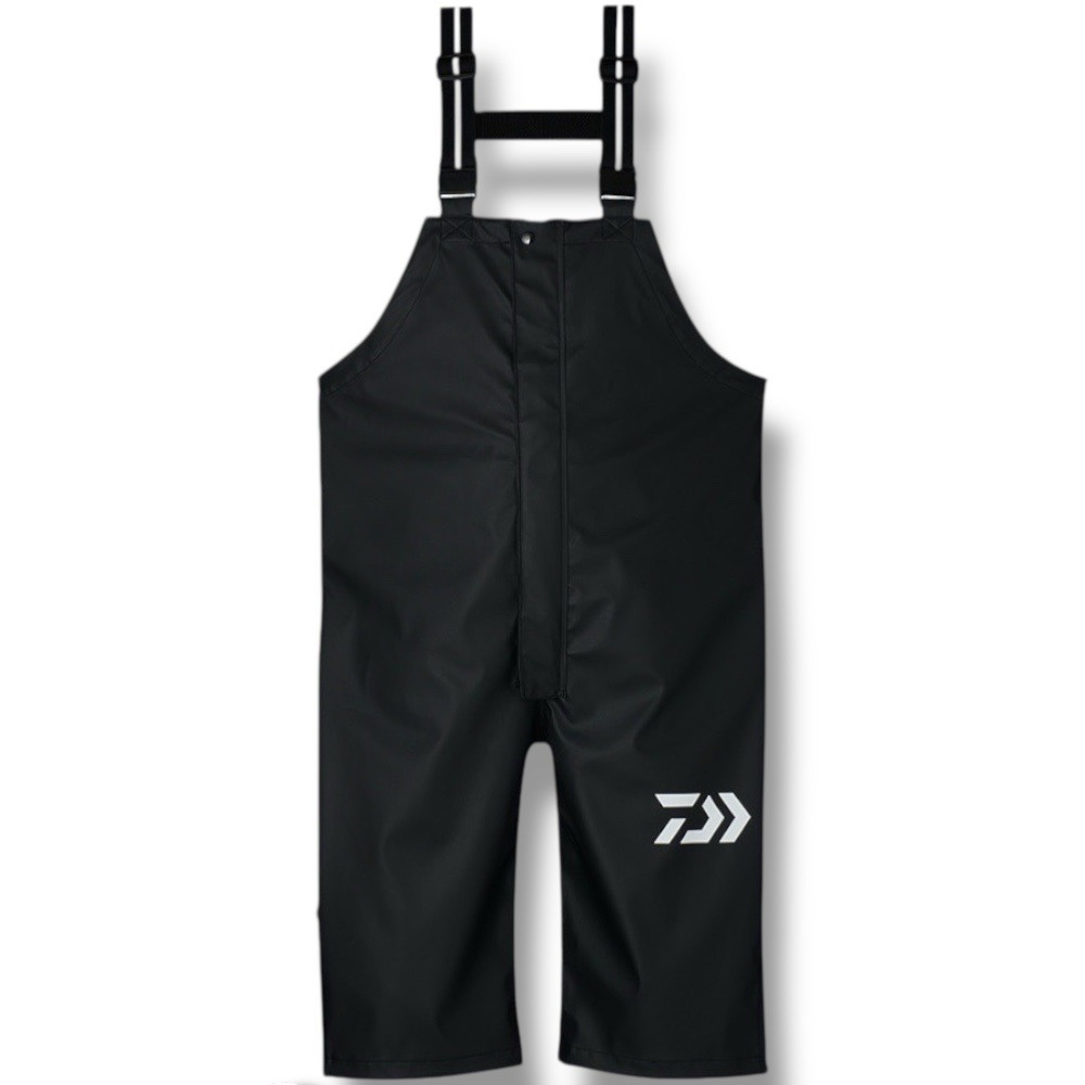 中壢鴻海釣具【DAIWA】 DR-6323P 黑色船釣吊帶雨衣褲 23年款-規格圖8