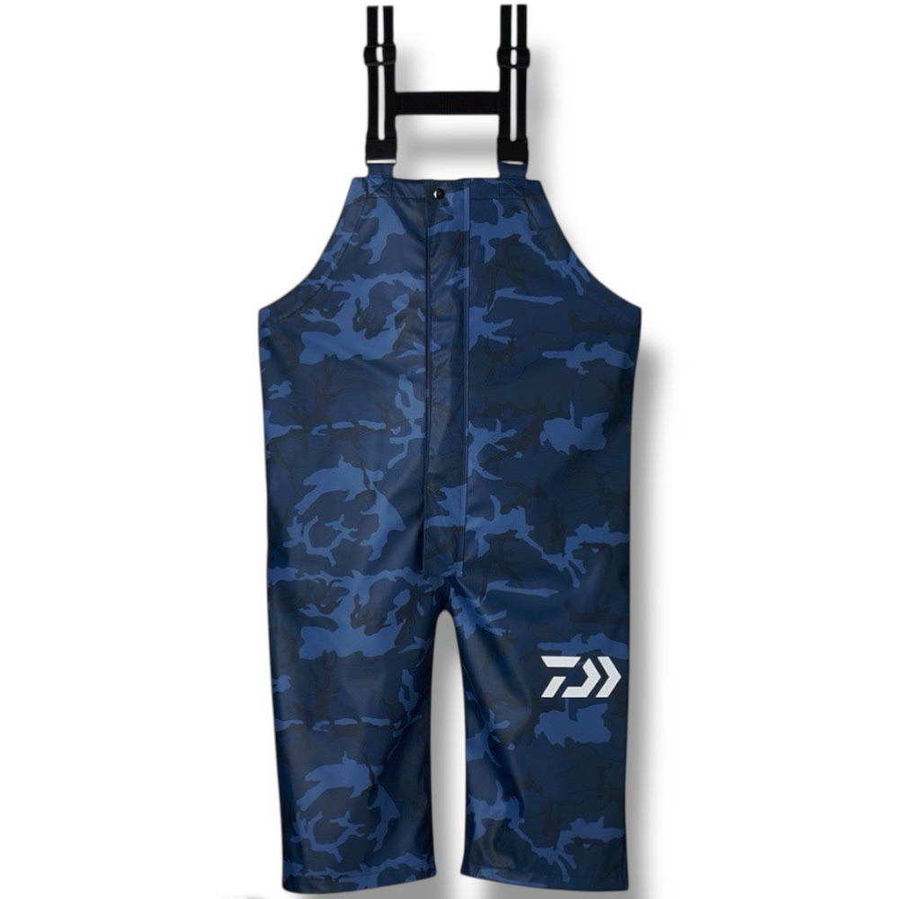 中壢鴻海釣具【DAIWA】 DR-6323P 黑色船釣吊帶雨衣褲 23年款-規格圖8