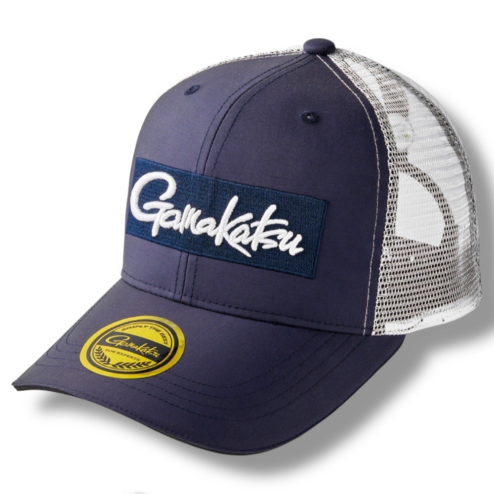 中壢鴻海釣具【gamakatsu】GM-9104 刺繡LOGO釣魚網帽-細節圖10