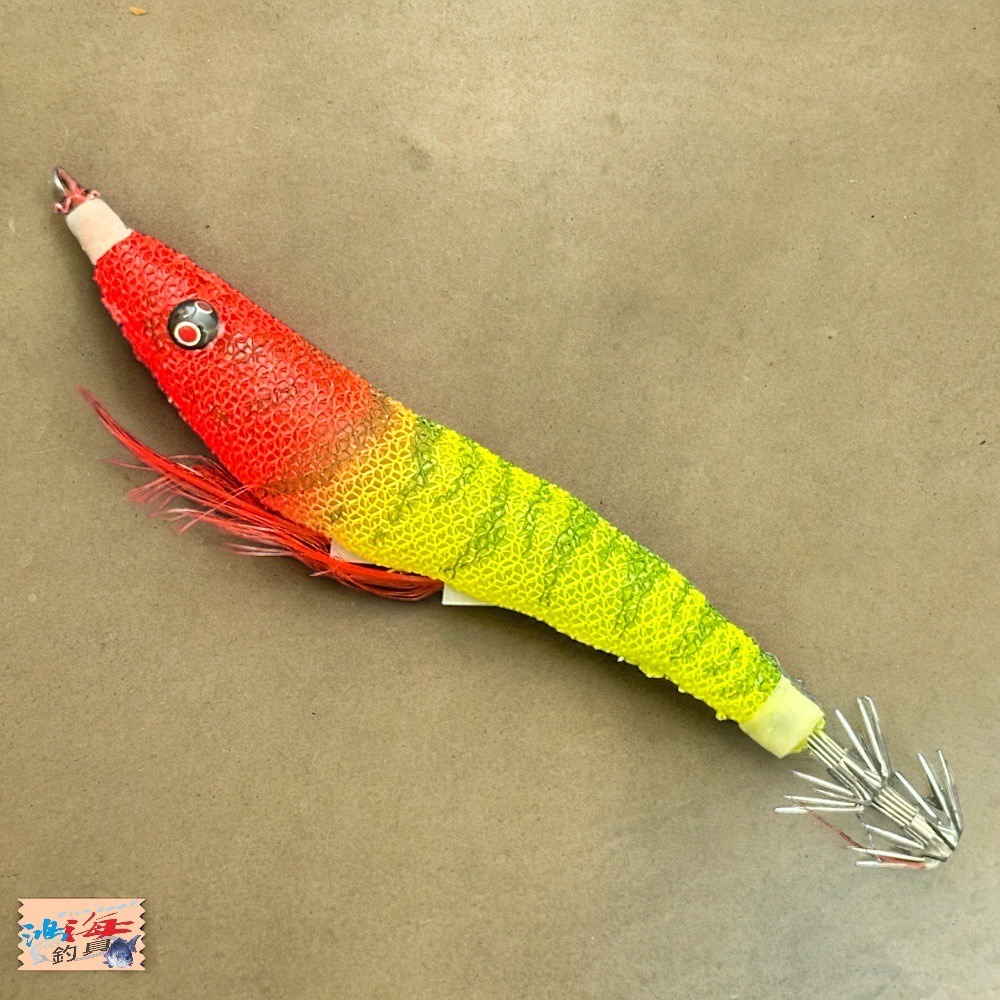 (鴻海釣具企業社) 天龍蝦-90MM 5種顏色 布捲 透抽-細節圖4