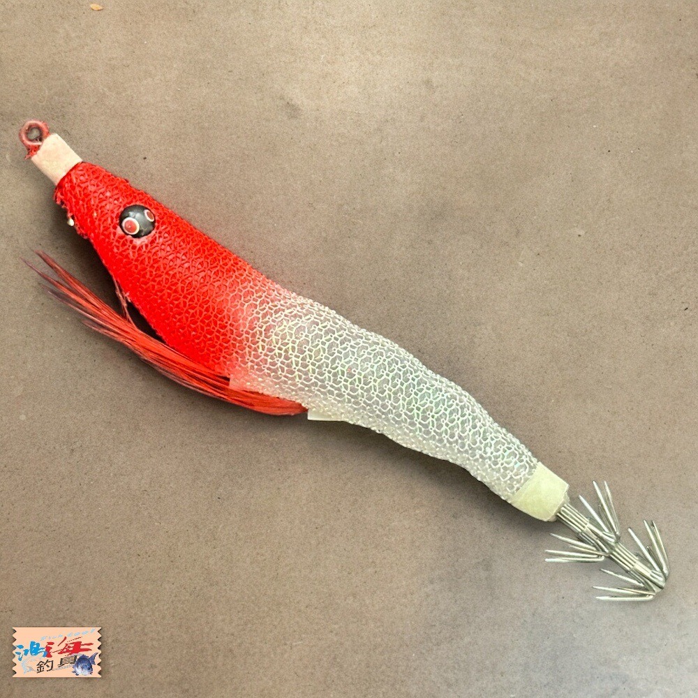 (鴻海釣具企業社) 天龍蝦-90MM 5種顏色 布捲 透抽-細節圖5
