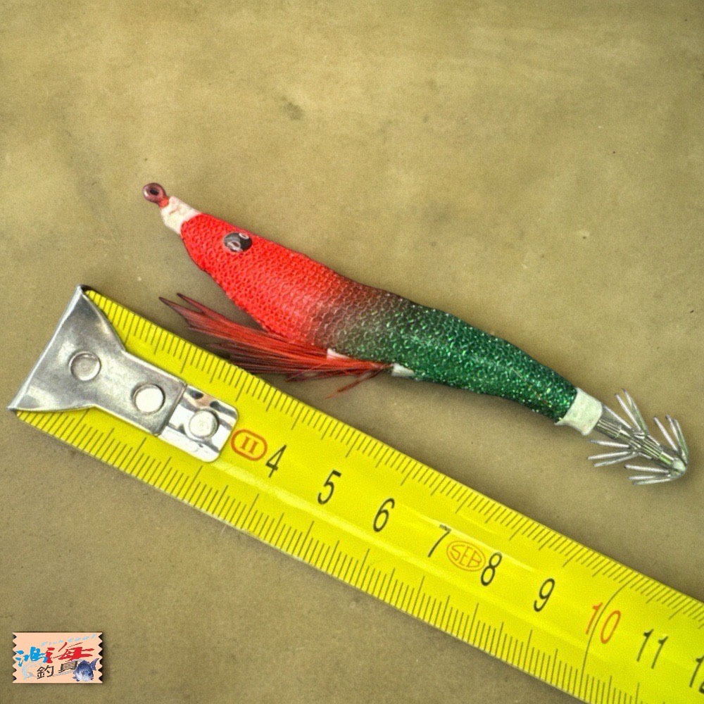 (鴻海釣具企業社) 天龍蝦-90MM 5種顏色 布捲 透抽-細節圖8