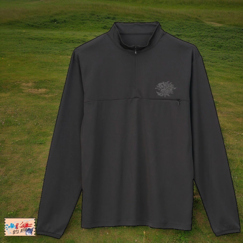 (紅海釣具企業社)《SUNLINE》 SUW-04215CW 獅子圖案防蚊長袖釣魚衫 23年款-細節圖3